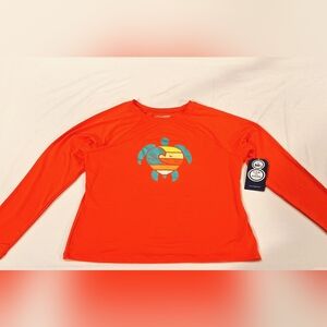 Life Is Good Long Sleeve Shirt with Wavy Turtle Design